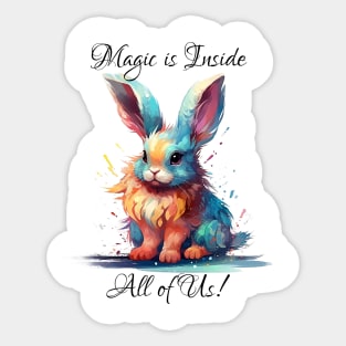 Magic Bunny 1 Sticker